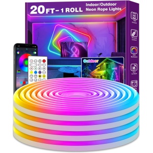 AILBTON 20Ft Neon Rope Lights with App/Remote